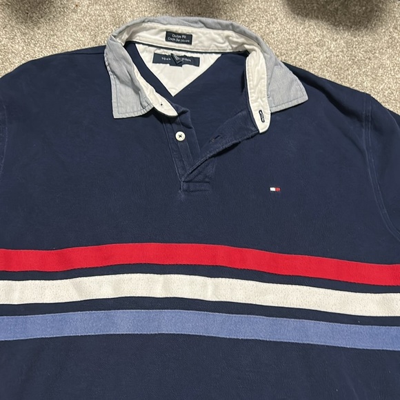Vintage Tommy Hilfiger Striped Polo - Picture 2 of 4